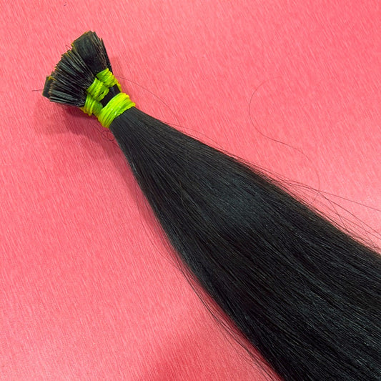 Flat tip hair extensions