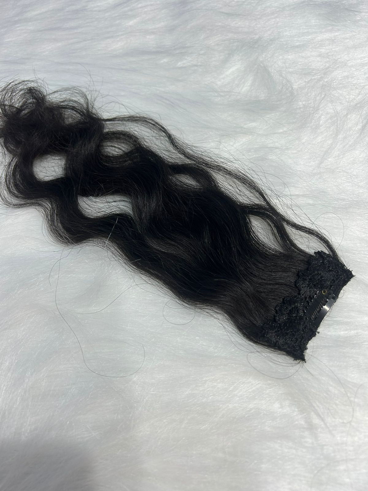 Wavy Single Clip Hair Extensions